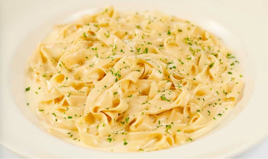 <p>A Rich Parmesan Cream Sauce</p>