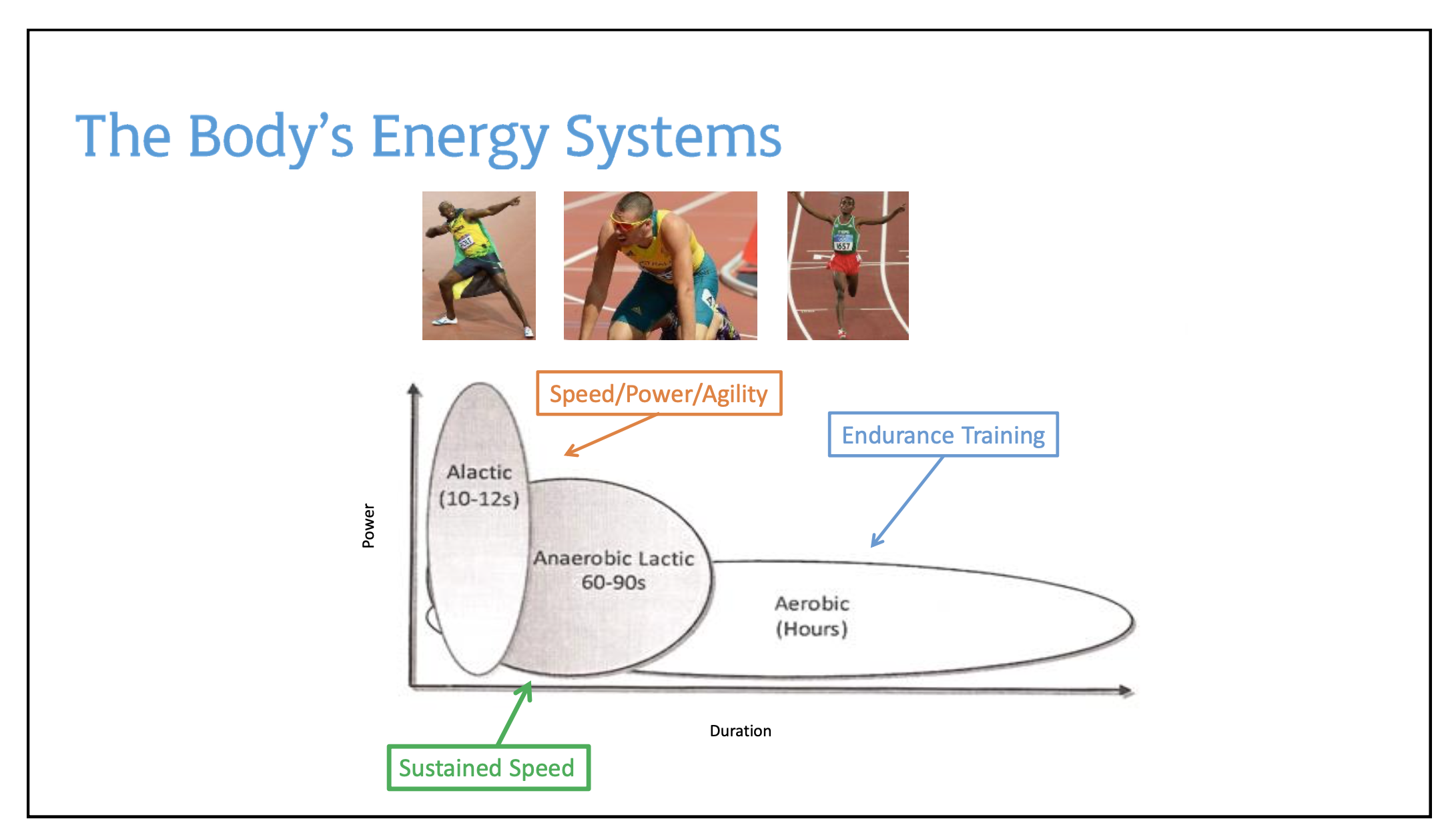 <ul><li><p>The system that is used doesn’t depend on exercise intensity; during all out exercise, every system will be active </p></li></ul><p></p>
