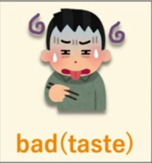 <p>Bad taste</p>