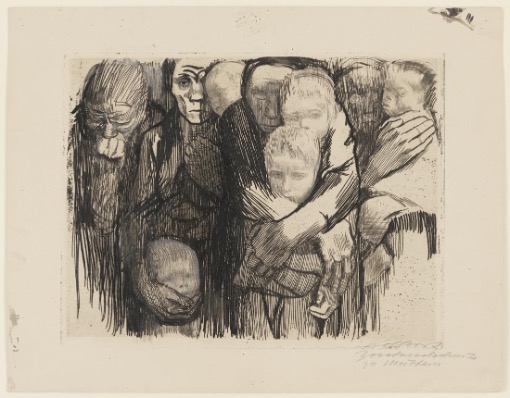 <p>A student analyzing the artwork below argues that its distorted forms communicate fear and instability.</p><p class="MsoNormal"> The student is primarily engaging in:</p><p class="MsoNormal"> </p>