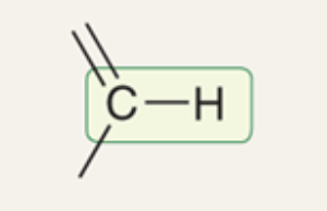 <p>sp<sup>2</sup> CH</p>