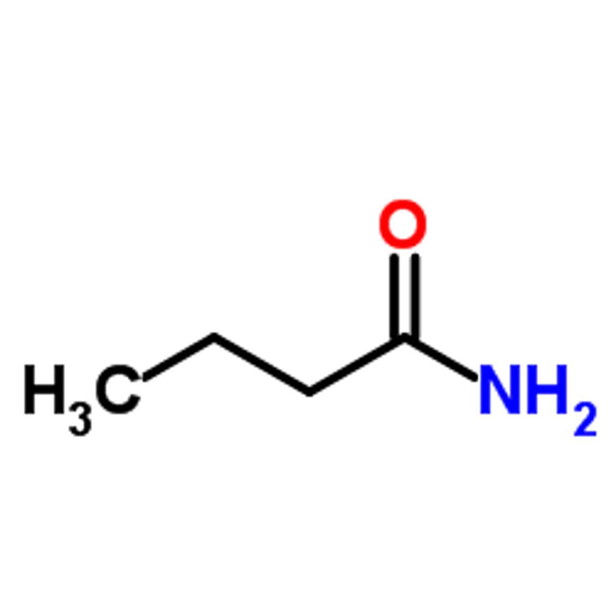 <p>Has carbonyl and NH2 group at end [R-CONH2]</p><p>- " -amide"</p><p>(ex. Butanamide)</p>