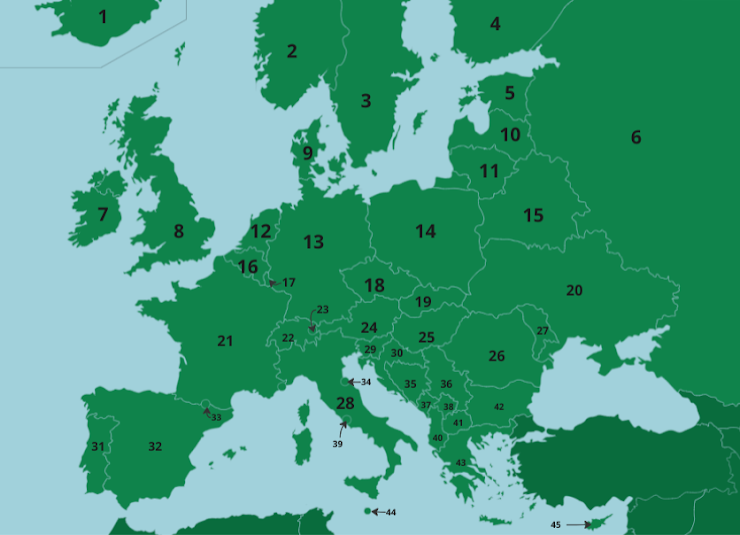 <p>Where is Germany?</p>