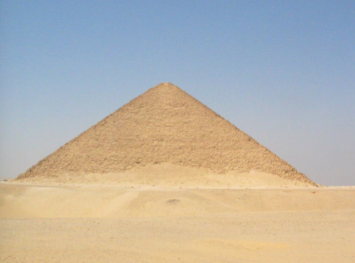 <p>The Red (North) Pyramid of Sneferu at Dashur </p>