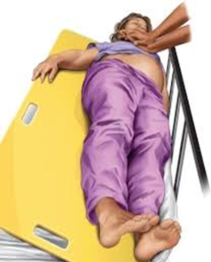 <p><strong><span>Transport the patient on her left side</span></strong><span>.</span></p><p></p>