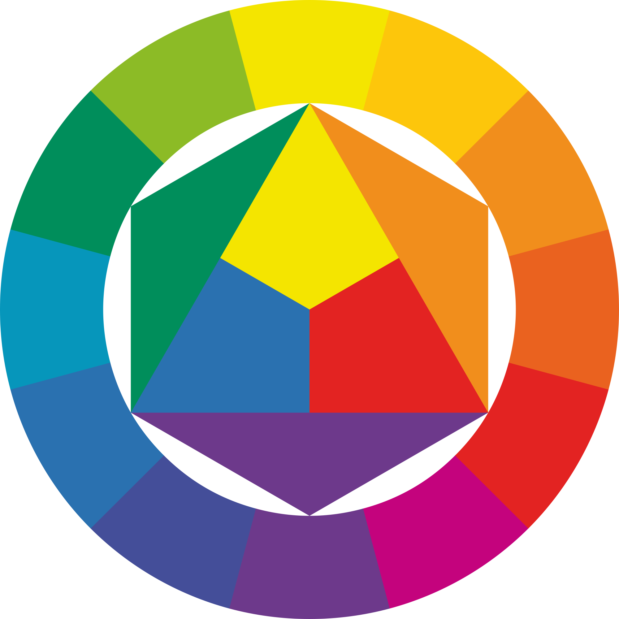 <p>Red, Blue, Yellow</p>