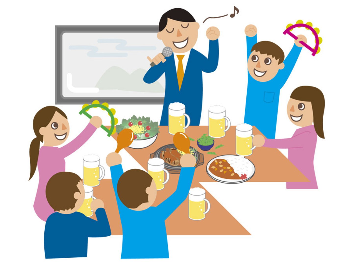 <p>welcome party / buổi tiệc chào đón, ウェルカムパーティーに参加します。</p>