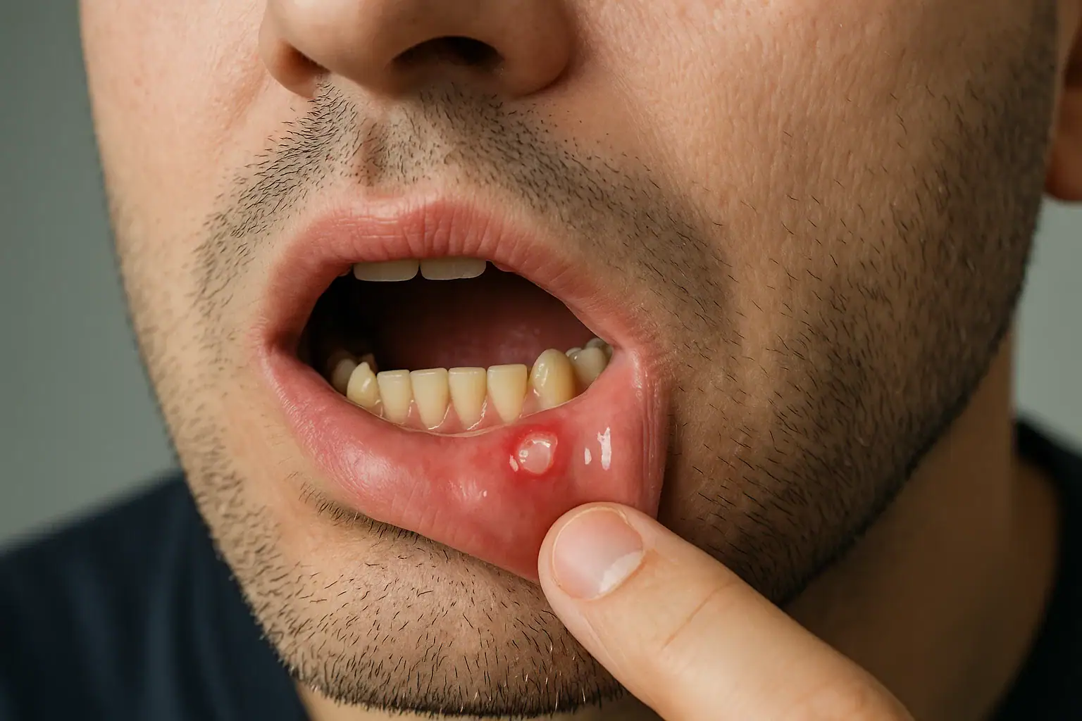<p>What is aphthous stomatitis? </p>
