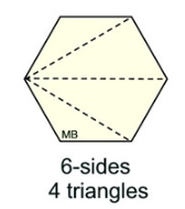 <p>Line segments that connect two non consecutive vertices of a polygon (divides polygons into triangles)</p>