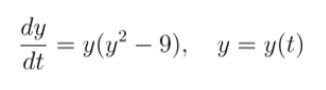<p>What would the process be to create the phase line for this DE</p>