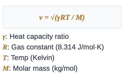 <p>The speed of sound formula shown from the image belongs to _________</p>