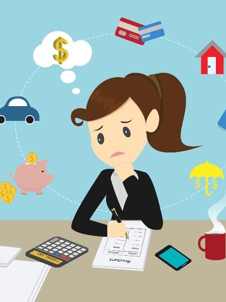 <p>Struggle to make ends meet (idiom)</p>