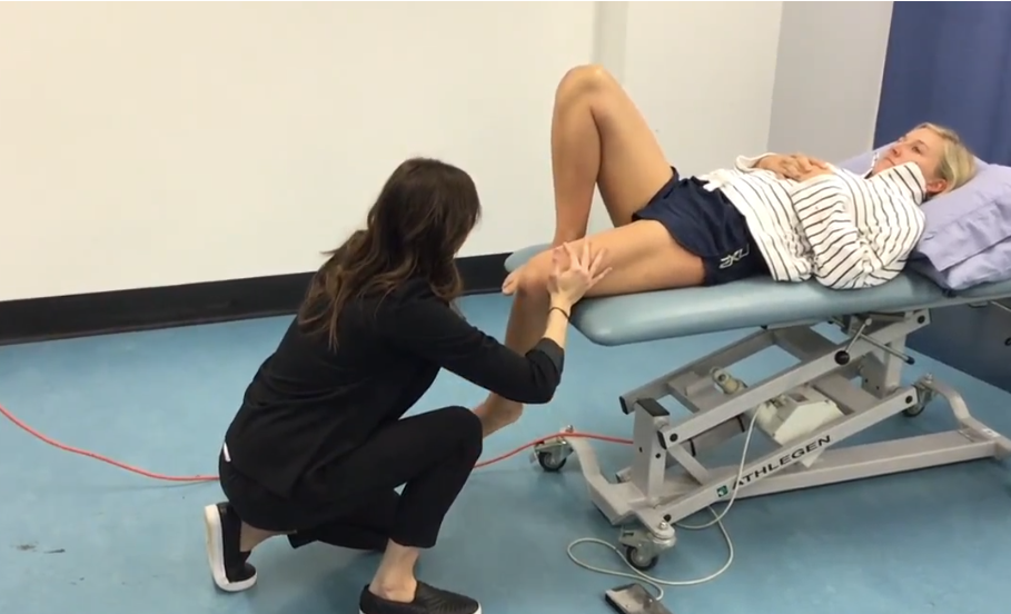<p>Applied to the distal leg proximal to the medial malleolus or proximal to the knee joint. You need to lunge up with them</p>
