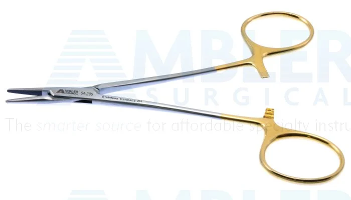 <p>Holds the suture needle during closing.</p>