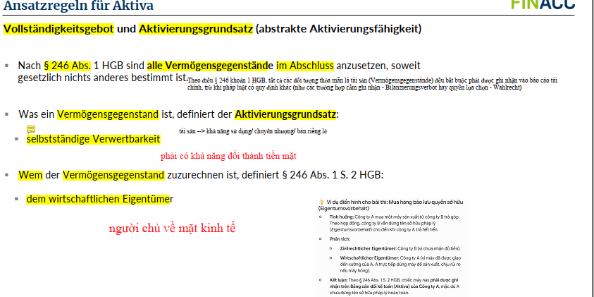 <p><strong>Fallbeispiel:</strong> Unternehmen A kauft eine Maschine unter Eigentumsvorbehalt von Unternehmen B. Bei wem muss die Maschine bilanziert werden? Begründen Sie mit dem Gesetz.</p><p></p>