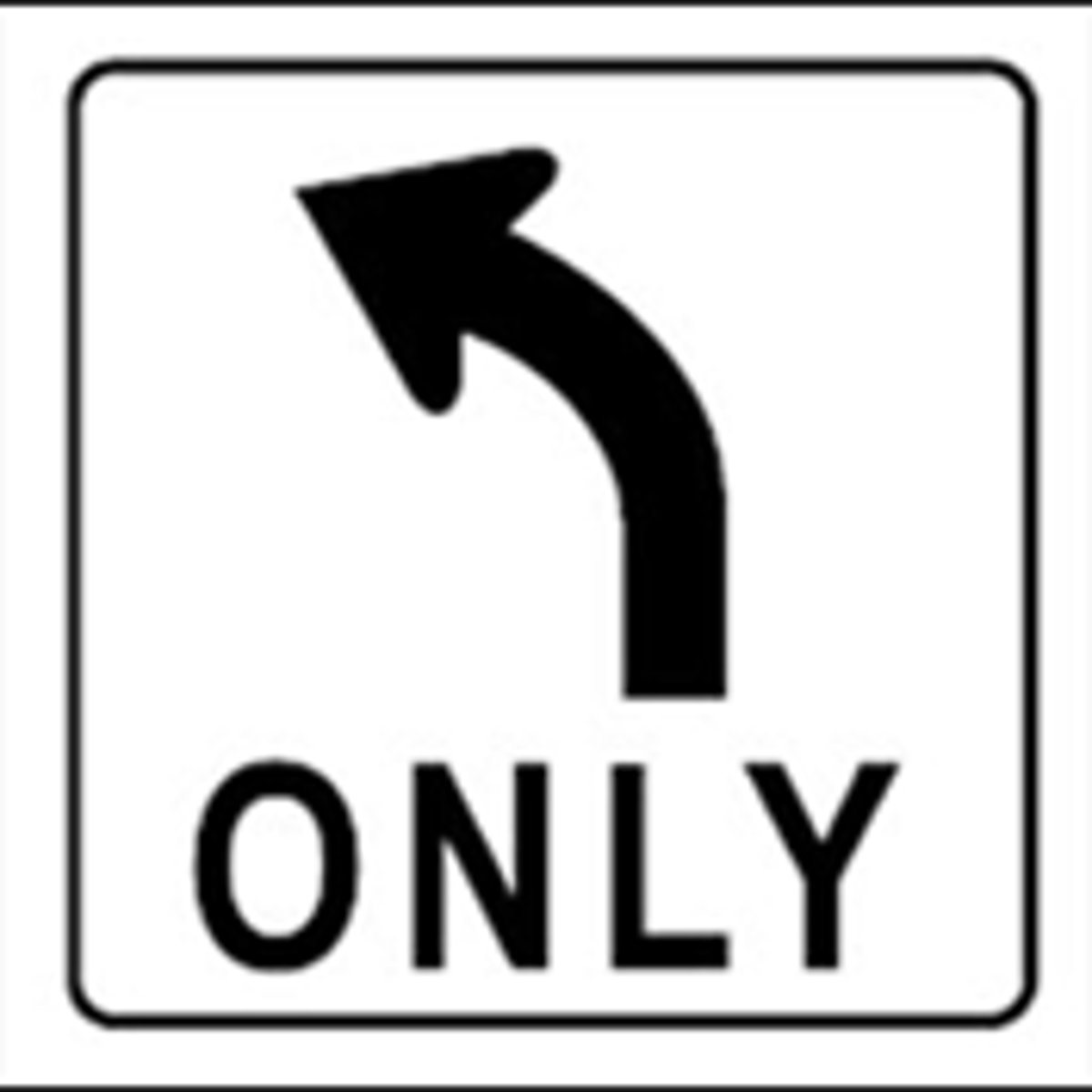 <p>left turn only</p>