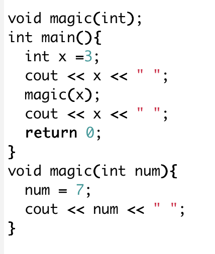 <p>what is the output of the following program</p>