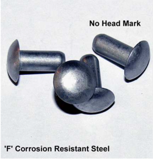 <p>No marking on the head.</p>