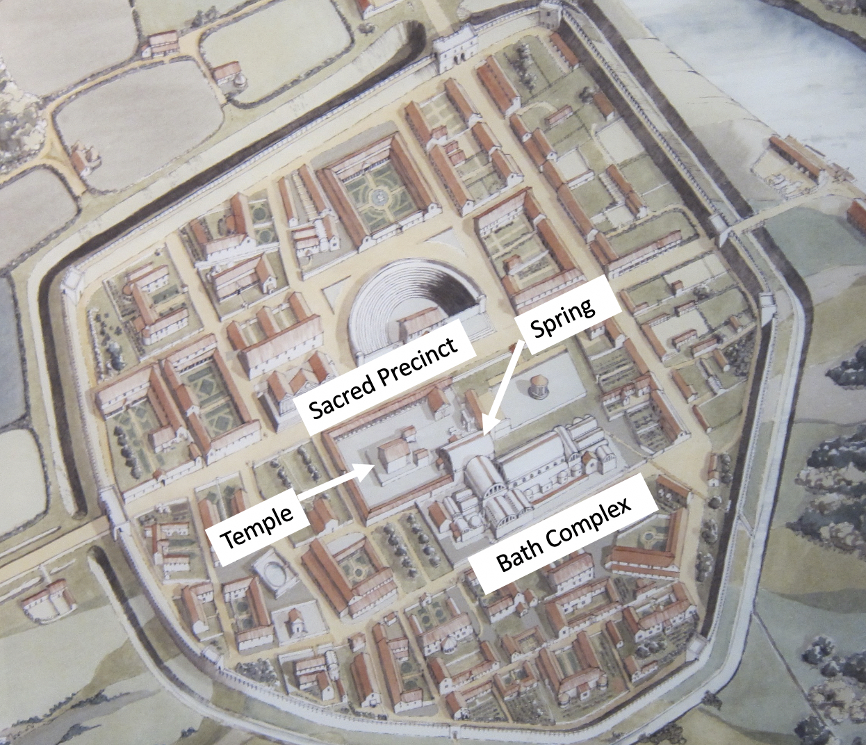 <p>Aquae Sulis, defixiones do Minerwy-Sulis</p>