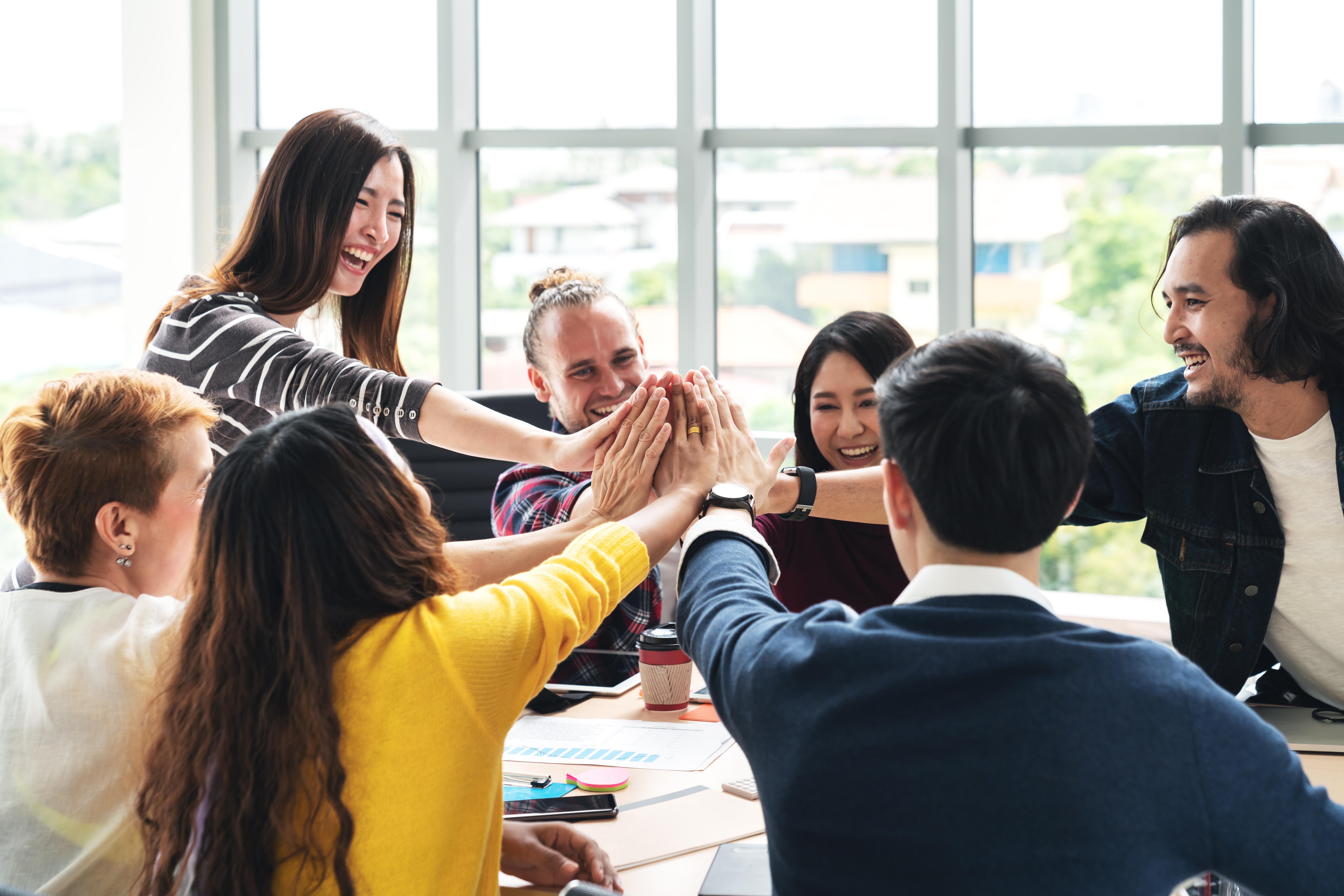 <p>engage with people</p><p>(If you want to make friends, you need to engage with people.)</p>