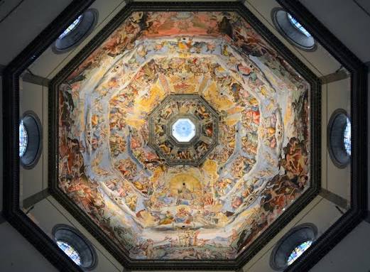 <p>Floransa Katedralinin içindeki bu “Dome Fresco” kime ait?</p>