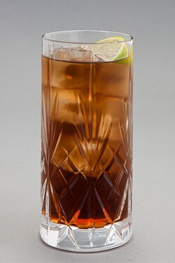 <ul><li><p>1 1/2oz barcadie gold rum</p></li><li><p>coke</p></li></ul><p></p><p>tall glass</p>