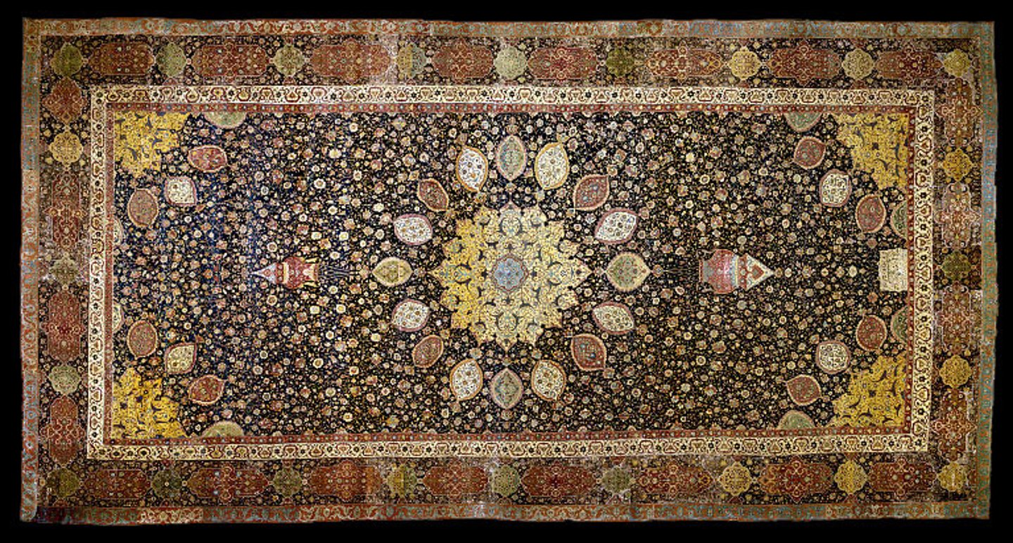 <p>Artist: Maqsud of Kashan</p><p>Period:</p><p>Dates: 1539-1540 C.E.</p><p>Culture: Safavid Dynasty, Iran</p><p>Material: Silk and wool</p>