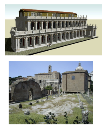 <p>179 BCE Basilica Fulvia</p><p>Rebuilding 55-34 BCE by L. Aemilius Pallus and grandson L. Aemilius Lepidus Paullus</p><p>2 BCE rebuilt with porticus of Gaius and Lucius (Augustus’ grandsons) in front </p>