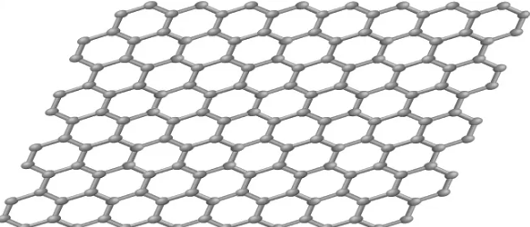 <ul><li><p>A single layer of graphite that is one atom thick</p></li><li><p>Extremely strong and lightweight</p></li><li><p>Excellent conductor of electricity and heat</p></li><li><p>Used in advanced electronics, batteries, and composite materials</p></li></ul><p></p>