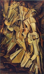<p>A teacher discussing the artwork below would MOST likely emphasize:</p>