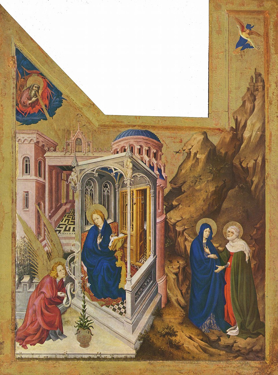 <p>1390s - Melchior Broederlam: Dijon Altarpiece (All Facts) </p>