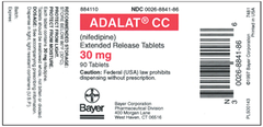 <p>nifedipine</p><p>30 -120mg / day</p>
