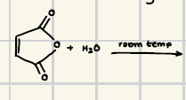 <p>Reaction product for hydrolysis of acid chloride and anhydrides</p>