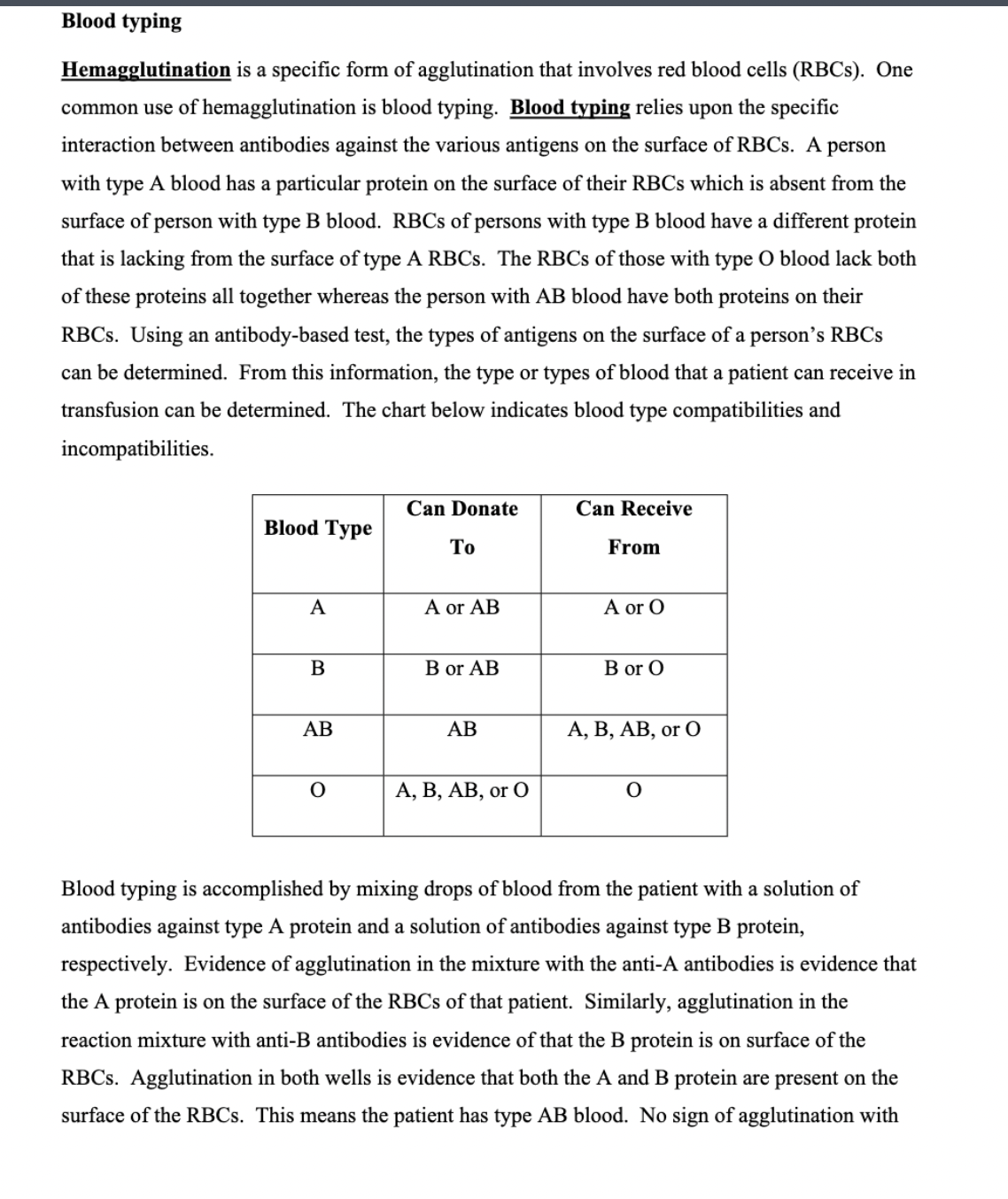 <p>hemagglutination</p>