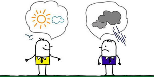 <p>Pessimistic v.s. Optimistic explanatory style</p>
