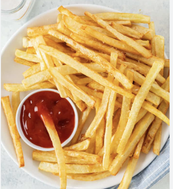 <p>las papas fritas </p>
