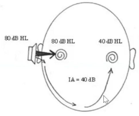 <p>Interaural attenuation</p>