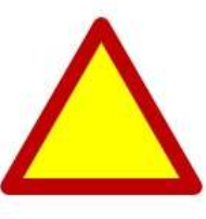<p>What does this shape and sign identify </p>