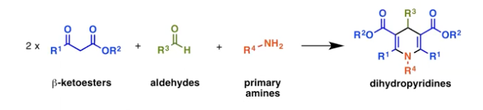 <p>The Hantzsch reaction</p>