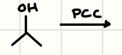 <p>(2° Alcohol) + (PCC)</p>