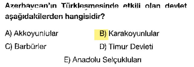 <p>Karakoyunlular o coğrafyada uzun süre hakimiyet kurarak Türk kültürünü yaymıştır.</p>