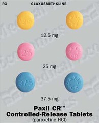 <p>Paroxetine</p><p>SSRI </p><p>Depression</p>