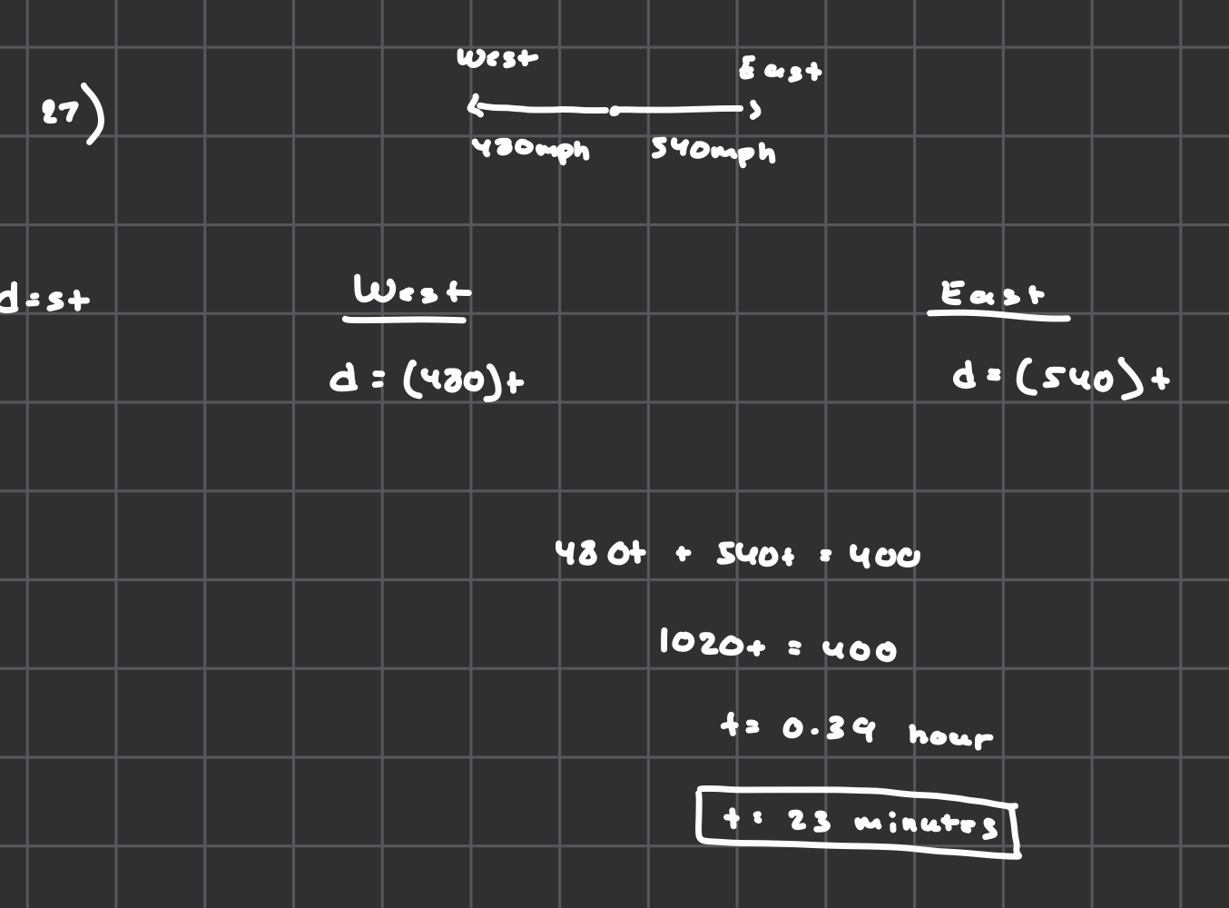 <p>A. 23 minutes</p>