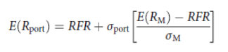 <p>In the brackets is the portfolio with the highest sharpe ratio. </p>