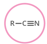 <p>(-nitride), nitrogen-based, ex. ethanenitrile</p>