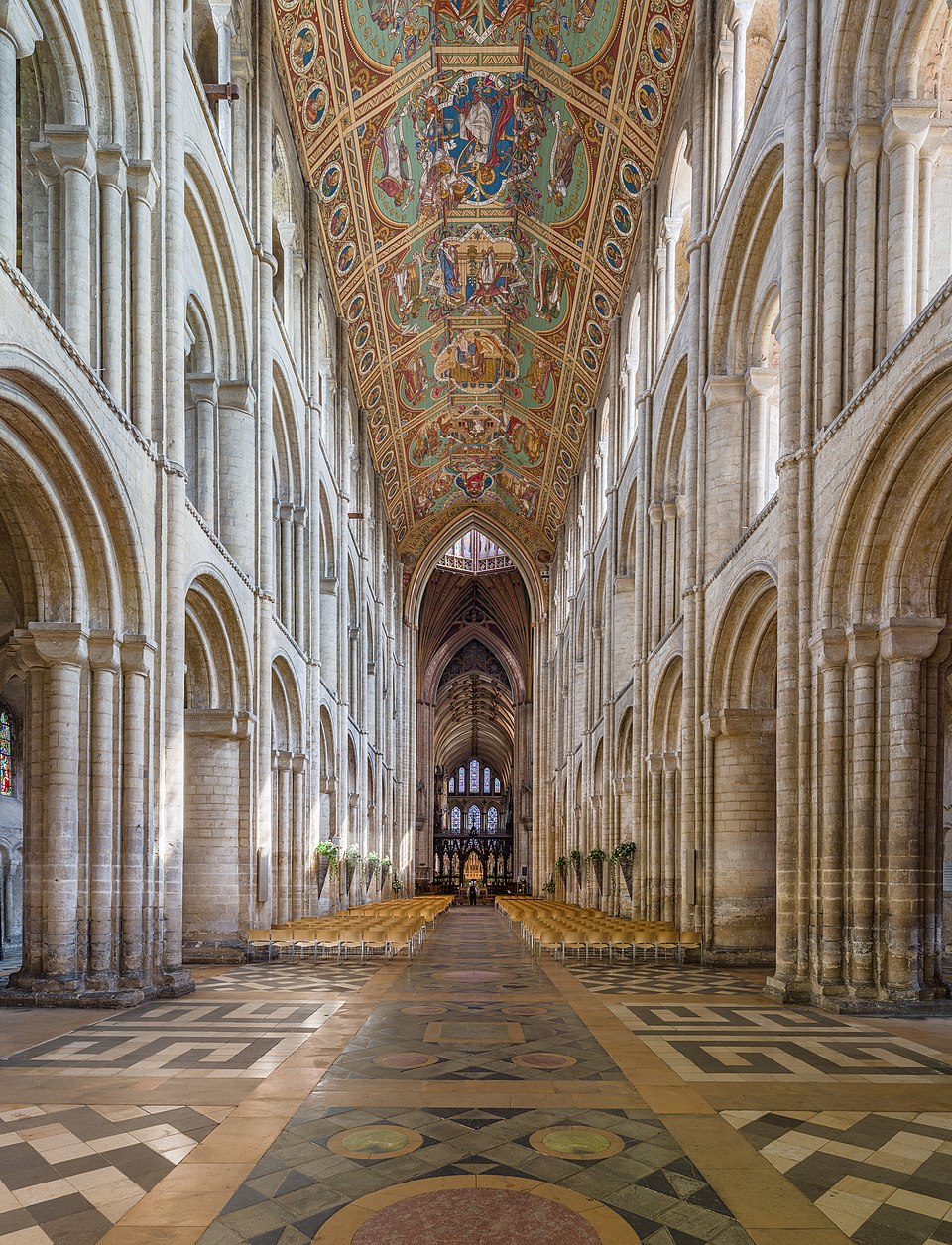 <ul><li><p>Represented Second Generation “Decorated” Gothic architecture in England </p></li><li><p>Known for its undulating blind arcading and curvilinear tracery derived from geometrical forms </p></li></ul><p></p>