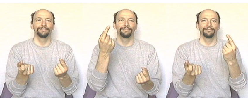 <p><span>The sign for "popcorn" uses modified "X" hands. You put the thumbnail of the index finger on the pad of the thumb and then you move your hand upward and flick the index finger as if it were a kernel of corn "popping." First one hand and then the next.</span></p>