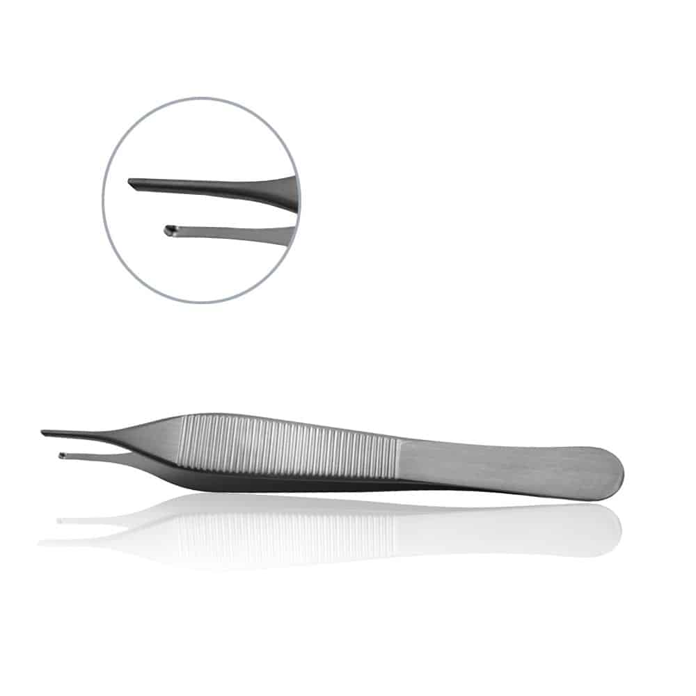 <p>To pick up, hold, and maneuver delicate tissues</p>