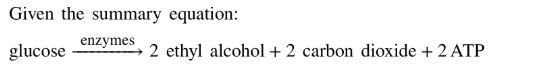 <p>This equation represents a form of respiration carried on by some types of </p>