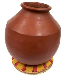 <ul><li><p>clay pot</p></li></ul><p></p>